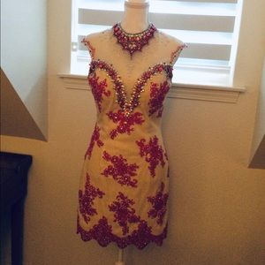 Ruby Dazzled Hoco Dress